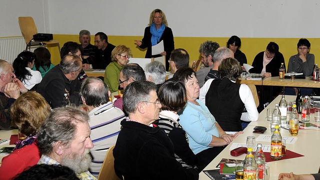 Brgermeisterin Isolde Schfer bericht...gen in der Gesamtgemeinde Sthlingen.   | Foto: Dietmar Noeske