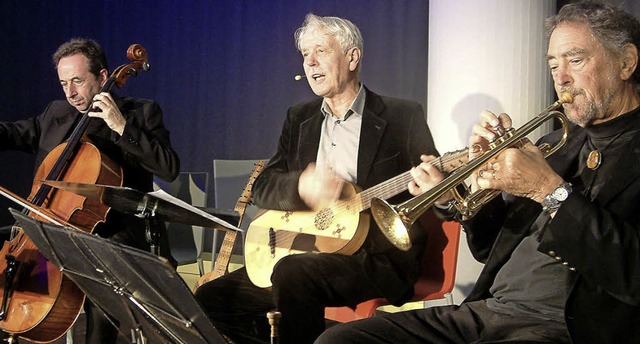 Martin Brenz, Christof Sthlin und Edward H. Tarr (von links)   | Foto: R. Frey