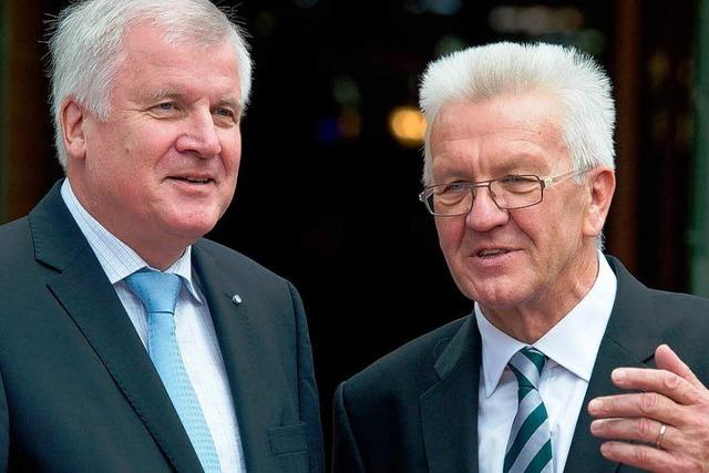 SPD ist sauer ber Treffen von Kretschmann mit Seehofer