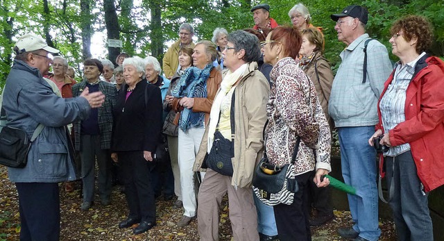 Gefragt waren die gefhrten Exkursione...uf der Burgruine Morimont im Sundgau.   | Foto: Rogg