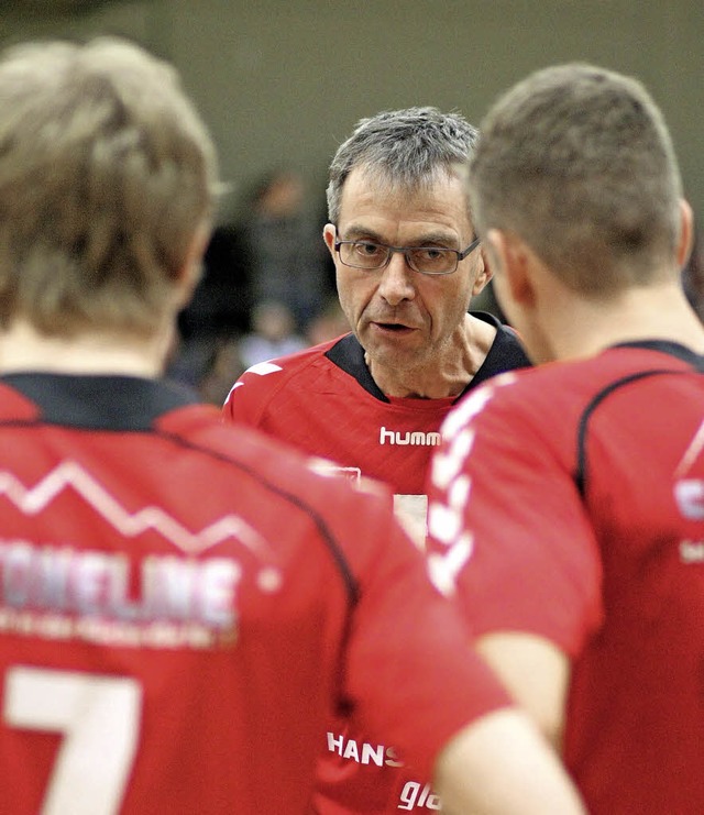 TuS-Trainer Bernd Junker empfindet vor... gegen den TV Oberkirch keinen Druck.   | Foto: Archiv: Alexandra Buss