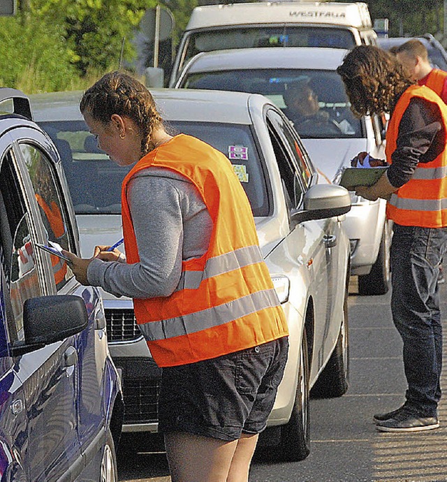 Die Grnen sehen sich durch die Ergebn...rszhlung und die Prognosen besttigt.  | Foto: Lauber