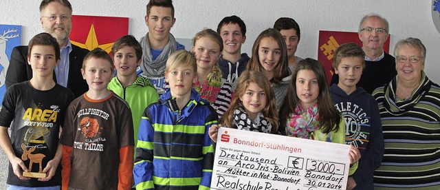 3000 Euro berreichen die Schulspreche...einde fr &#8222;Mtter-in-Not&#8220;.  | Foto: Martha Weishaar