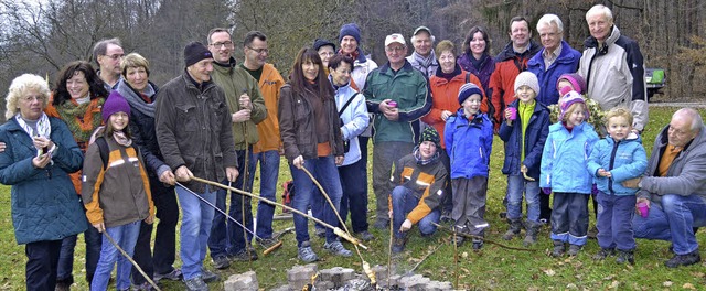 An  der Erffnungswanderung fr das Ja...uch 6 Gstewanderer zu begren waren.  | Foto: Privat