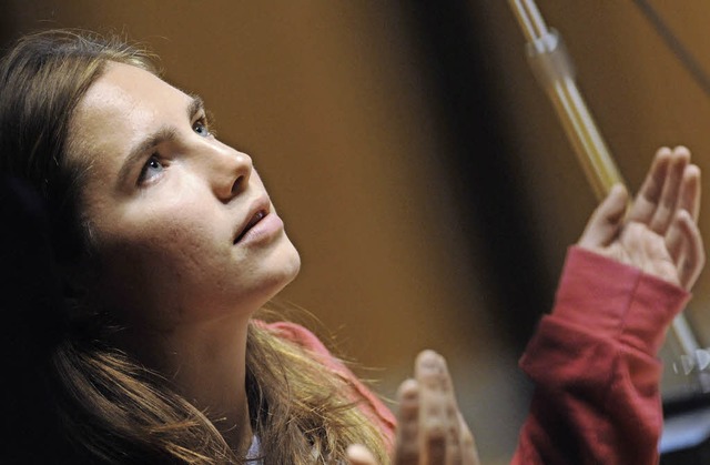 Amanda Knox whrend des Prozesses im Jahr 2009   | Foto: dpa