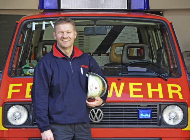 Will in Offenburg Nachwuchs fr die Feuerwehr gewinnen:  Wolfgang Schreiber.   | Foto: Helmut Seller