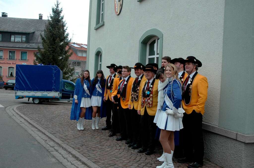 Impressionen vom Narrenbaumstellen in Grwihl