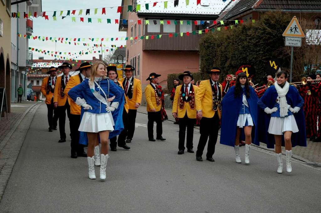 Impressionen vom Narrenbaumstellen in Grwihl