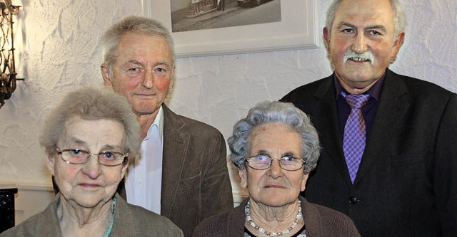 Ehrungen beim VdK Bahlingen: von links...rich Timm, Elsa Rei und Hans Klblin.  | Foto: Christiane Franz