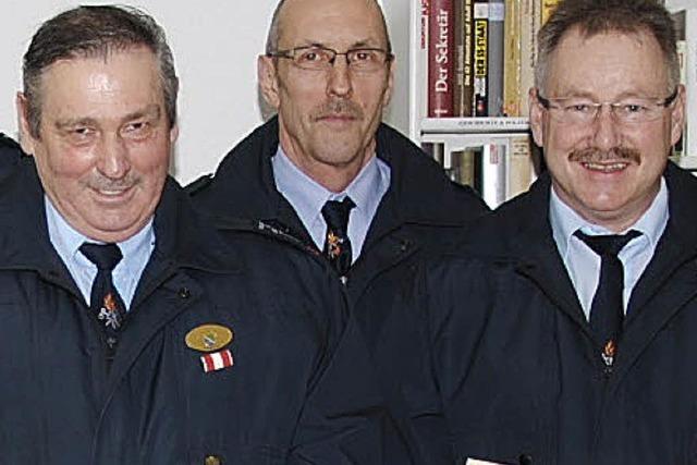 Zusammen 90 Jahre in der Feuerwehr aktiv
