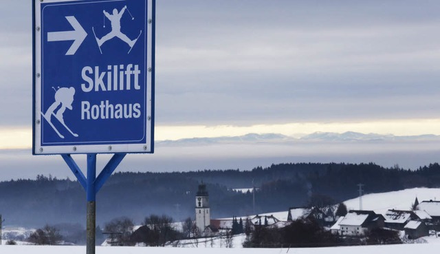 Bereits an der Landesstrae wird auf d...Skizentrum in Brnlisbach hingewiesen.  | Foto: Wilfried Dieckmann
