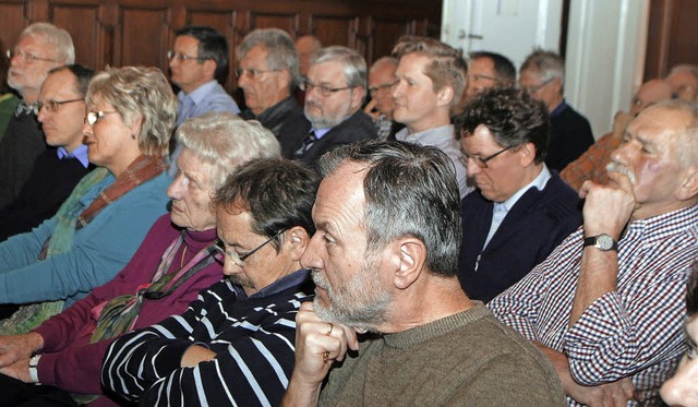 Das Publikum im Ratssaal des Alten Rathauses <ppp></ppp>  | Foto: Heidi Fssel