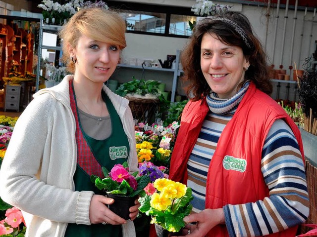 Den Beruf der Grtnerin lernt Aude Loc...ildung in Deutschland  begonnen haben.  | Foto: kai kricheldorff