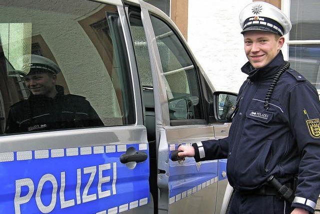 Ausbildungsberuf Polizist: Joel Klausmann hat den Weg des Gesetzeshters gewhlt