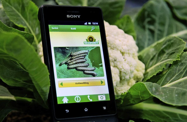 Helfer in  der Hosentasche:Mit den ri...Smartphone sogar bei der Gartenarbeit   | Foto: dpa