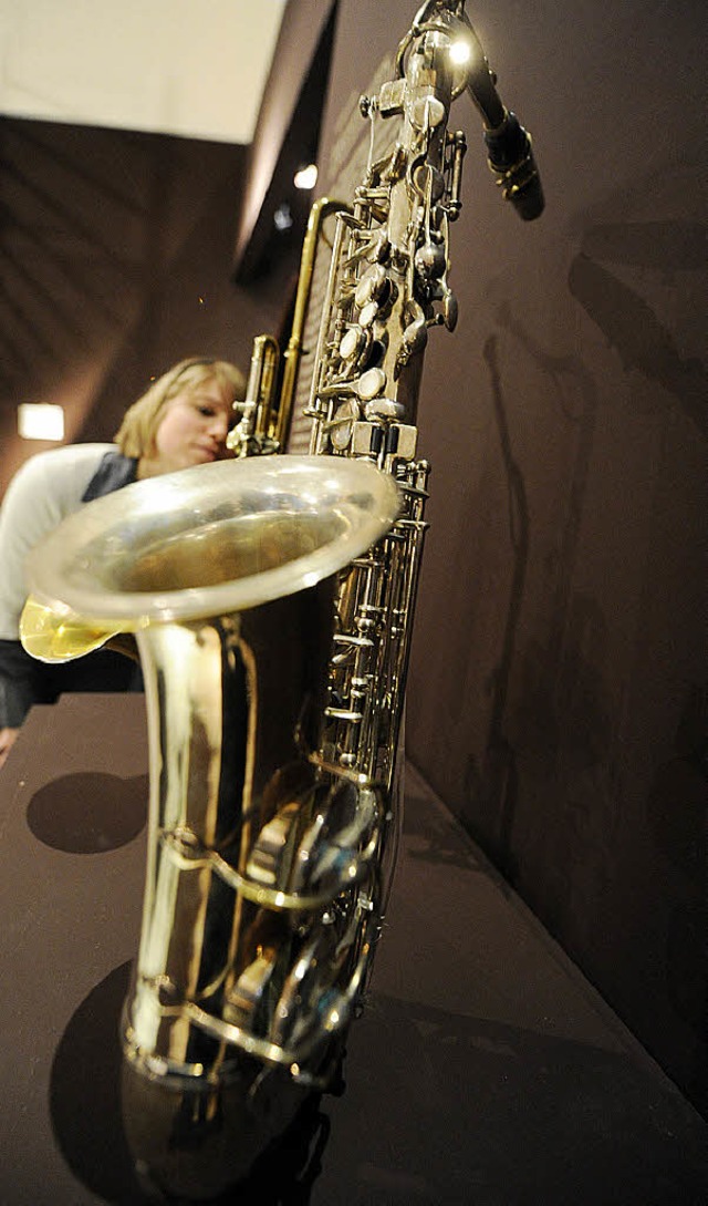 Ein Original-Saxophon von Adolphe Sax   | Foto: dpa