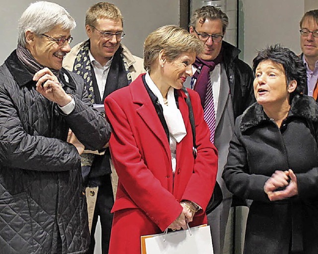 Katrin Altpeter (rechts), Marion Dammann und Carlo Conti   | Foto: zvg