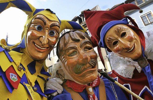 Breisgauer Narrentrio: Waldkircher Baj...n gemeinsam wie hier beim Narrenfest.   | Foto: Patrik Mller