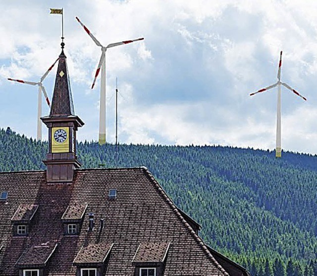 Eine mgliche Ansicht von Windkraft auf dem Hochfirst von Neustadt aus.   | Foto: Planungsverband