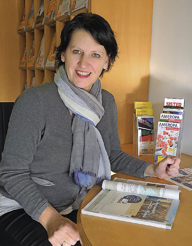 Monika Ghiloufi vom Reisebro Winterhalter in Freiburg   | Foto: Hesser