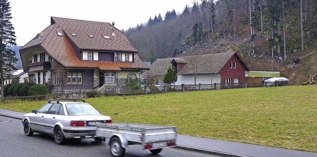 Grner Strom, grne Wiese: Neben der a...ch mit einem Nachbarn wird gearbeitet.  | Foto: sattelberger