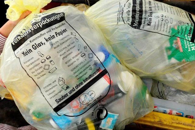 Firmen schummeln beim Gelben Sack - Geld fr Recycling fehlt