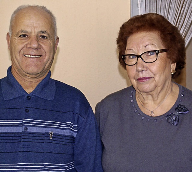 Seit 50 Jahren   verheiratet sind  Ros...er-Jahren kamen sie nach Deutschland.   | Foto: Werner Probst
