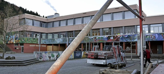 Der Umbau der August Macke-Schule fr ...er Gemeinschaftsschule kann beginnen.   | Foto: Maier