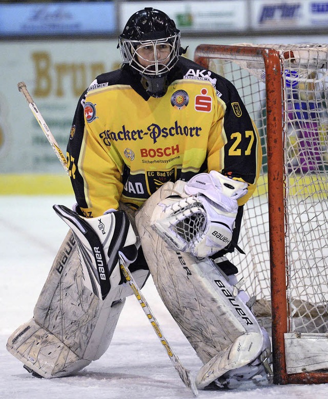 Viona Harrer im Tor der Tlzer Lwen.  | Foto: seeger