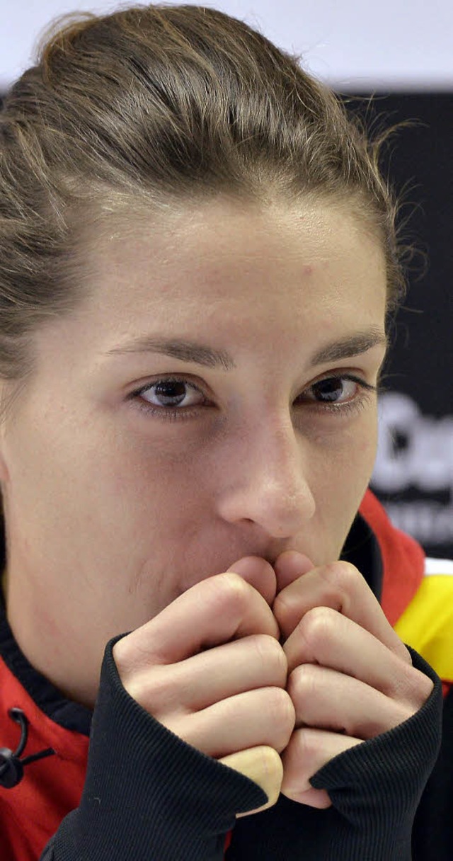 Angespannt: Andrea Petkovic  | Foto: afp