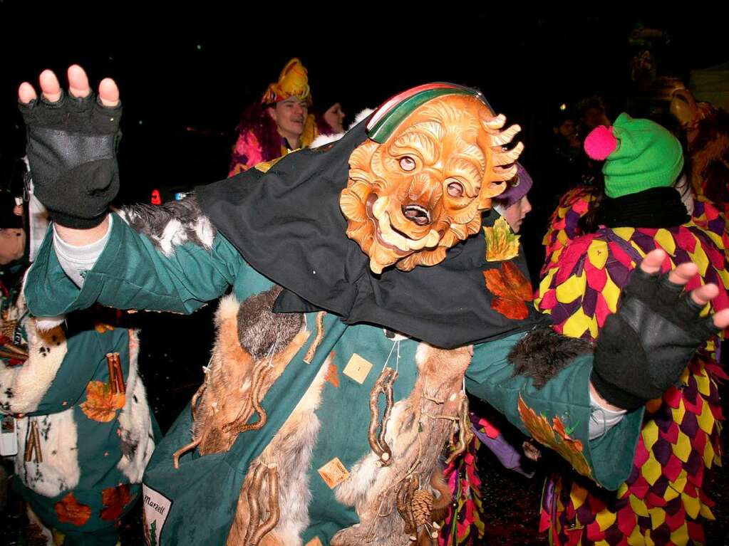 Hoch her ging es beim Nachtumzug in Grwihl, wie die Fotos von Peter Schtz zeigen.