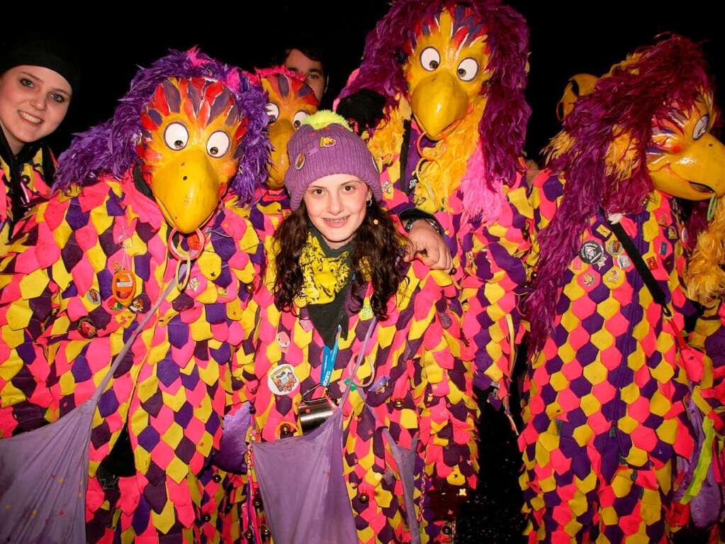 Hoch her ging es beim Nachtumzug in Grwihl, wie die Fotos von Peter Schtz zeigen.