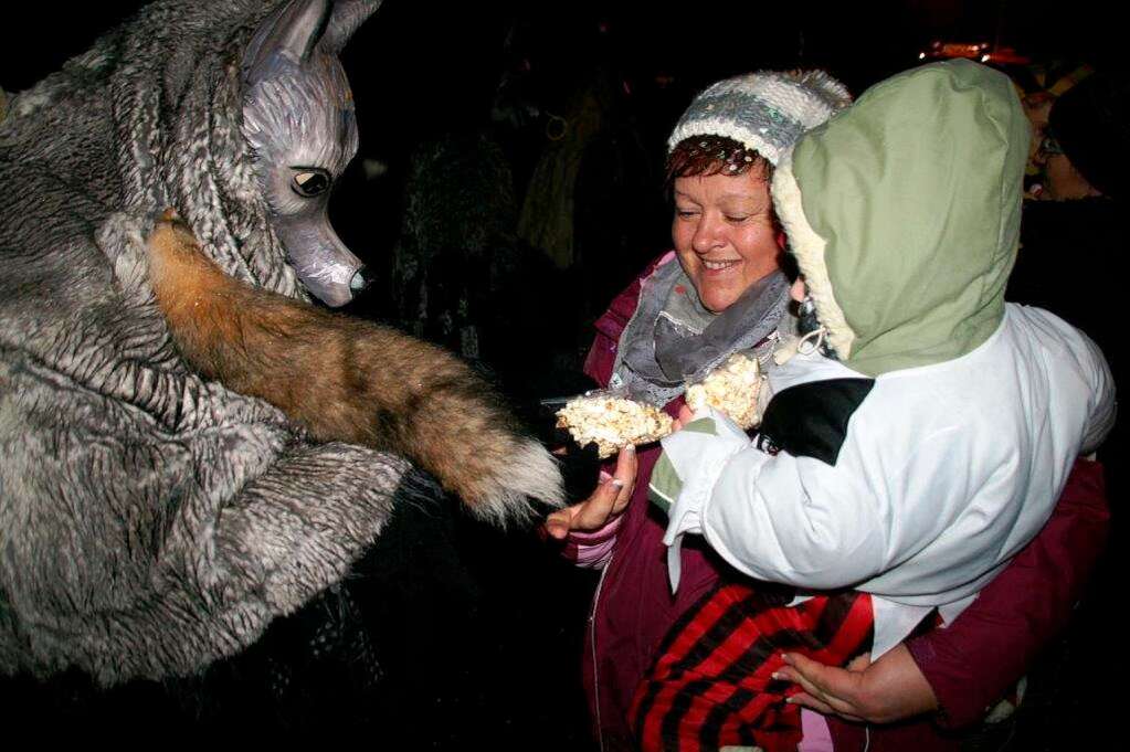 Hoch her ging es beim Nachtumzug in Grwihl, wie die Fotos von Peter Schtz zeigen.