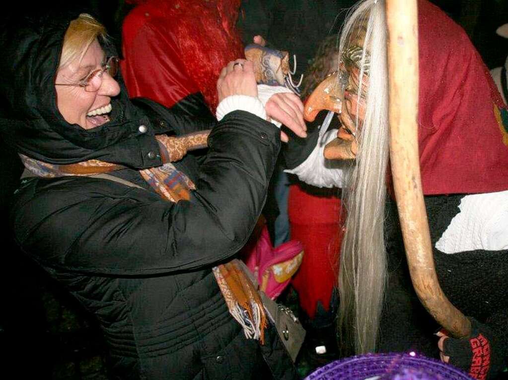 Hoch her ging es beim Nachtumzug in Grwihl, wie die Fotos von Peter Schtz zeigen.