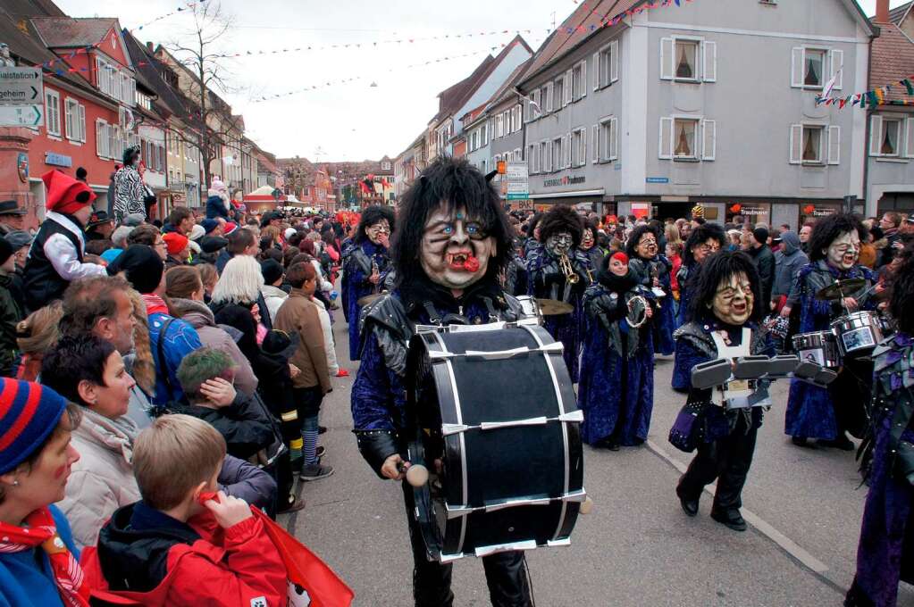 Groer Umzug beim Dreier-Treffen