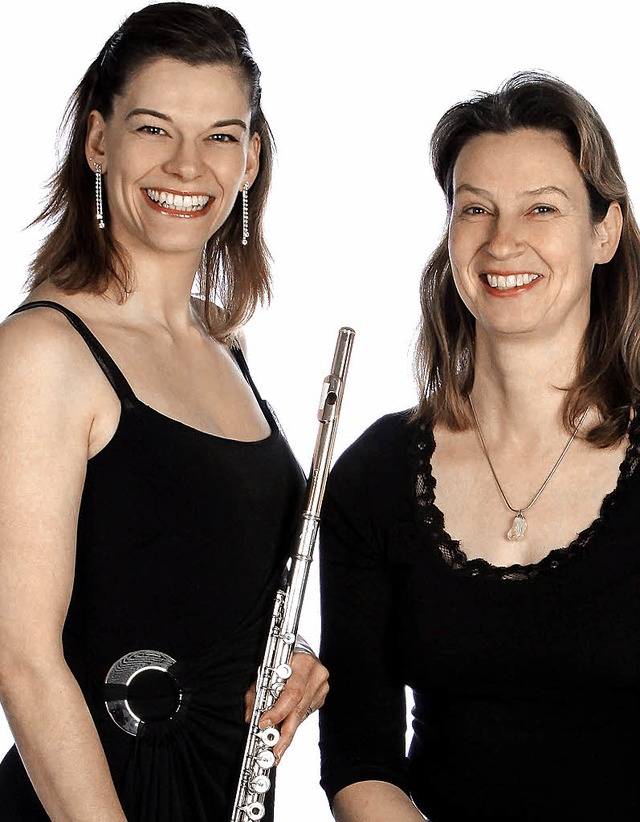 Das Duo Sentiamo: Querfltistin Christine Braun und Pianistin Sabine Hub  | Foto: Privat