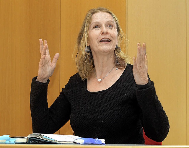 &#8222;Also schrieb ich Geschichten, i...rachen vorkamen&#8220;: Cornelia Funke  | Foto: P. Heck