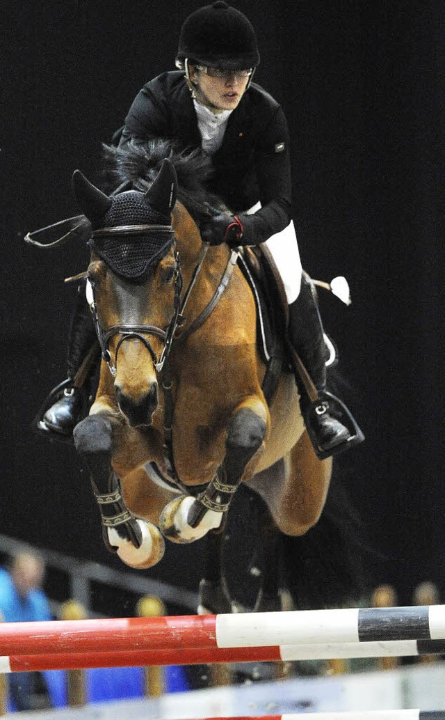 Abgehoben: Rhode Julia mit Cosima.   | Foto: Achim Keller