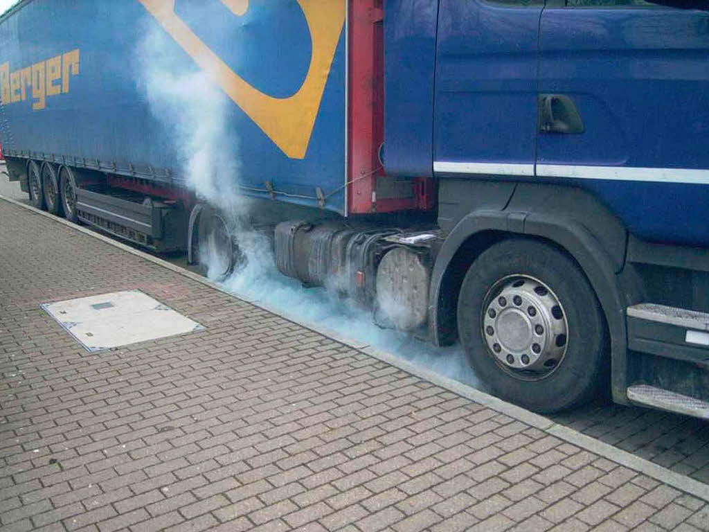 Mit glühenden Bremsen WaldshutTiengen Badische Zeitung