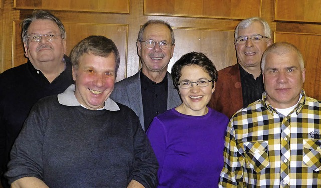 Der Vorstand des Skiclubs: Martin Eble...ndra Rietmann, Albin Storz, Uwe Wagner  | Foto: Gabriele Reinhardt