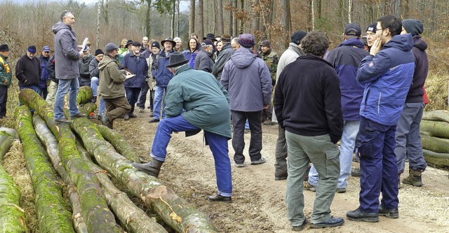 Hsinger unterwegs: Erst die Holzverst...Ortsvorsteher Holger Sutter<ppp></ppp>  | Foto: Vera Winter