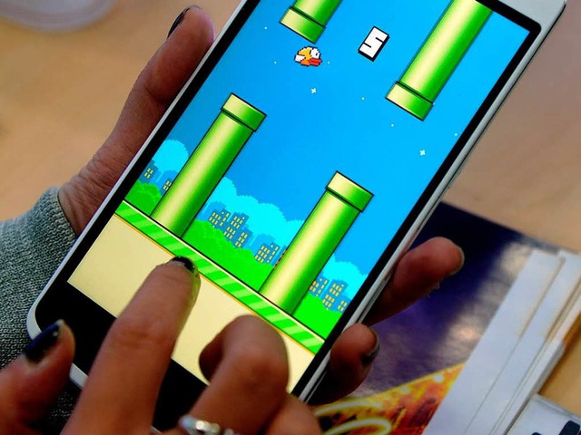 Das zuletzt populrste Smartphone-Spiel Flappy Bird  | Foto: AFP
