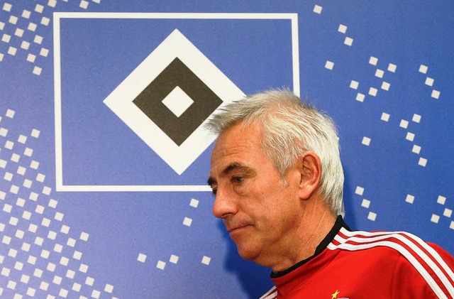 Noch ist Bert van Marwijk HSV-Trainer.  | Foto: dpa