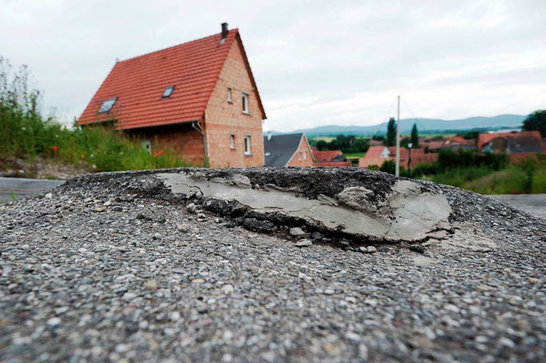 Wie in Staufen In Lochwiller wölbt sich die Erde Elsass Badische
