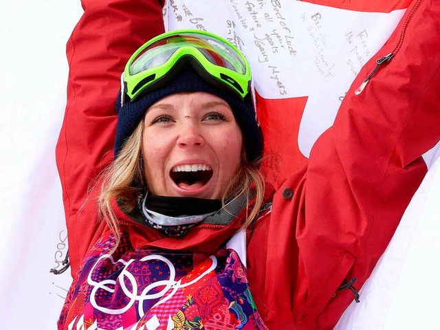 Dara Howell hat im Freestyle-Wettbewerb das dritte Gold fr Kanada geholt.  | Foto: dpa