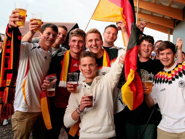 Das Public Viewing vor zwei Jahren In Ettenheim  | Foto: Sandra Decoux-Kone