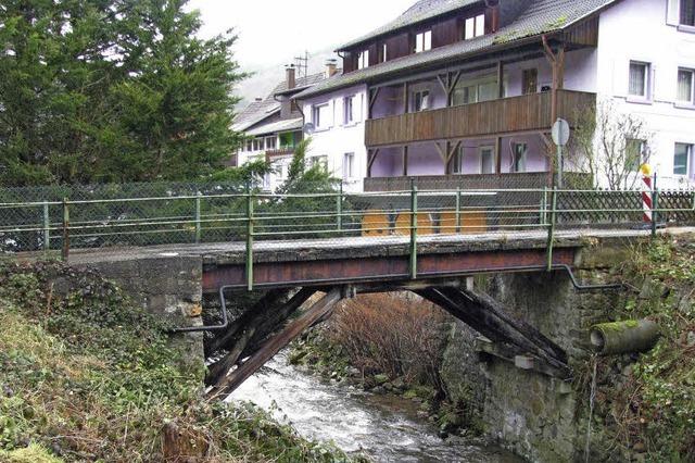 Stahlbrcke muss erneuert werden