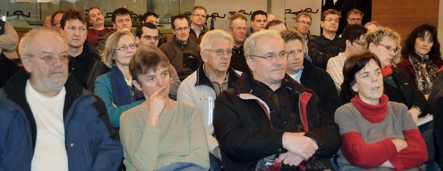 Zur Infoveranstaltung ber die Erweite...nd Brger in die Stadthalle gekommen.   | Foto: Juliane Khnemund