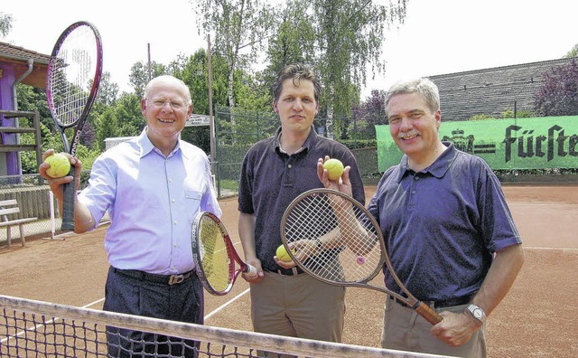 Das Trio, das in den vergangenen Jahrz...ei und Brgermeister Bernhard Kaiser.   | Foto: Privat