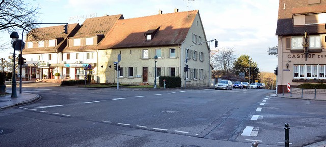 Kreuzung Schlsselstrae/Breisacherstrae Neuenburg  | Foto: Julia Jacob